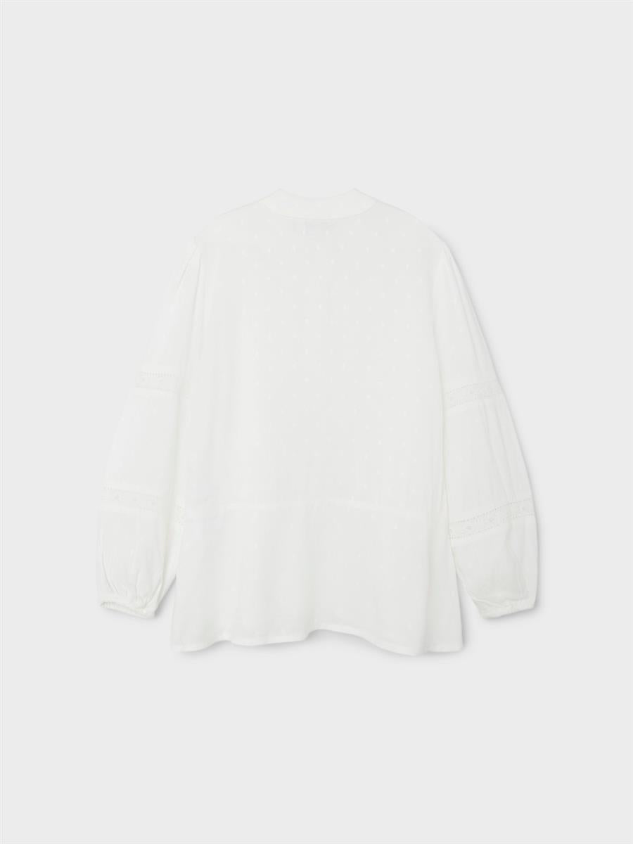 Mädchen Bluse Weiß Tunika edel auch festlich Designer Geschenkidee top