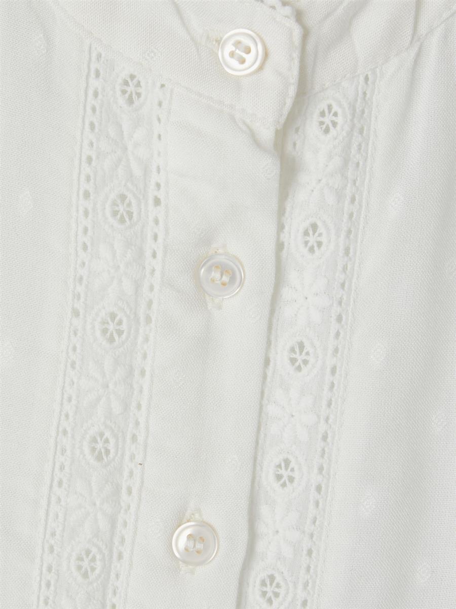 Mädchen Bluse Weiß Tunika edel auch festlich Designer Geschenkidee top
