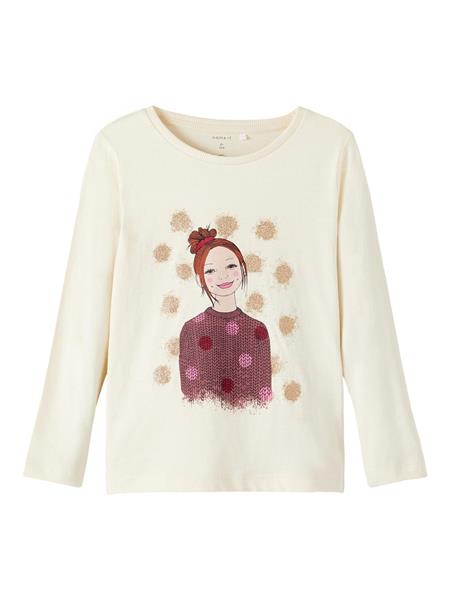 Mädchen Langarmshirt Einhorn Blau Weiß Glitzer Geschenkidee neu top