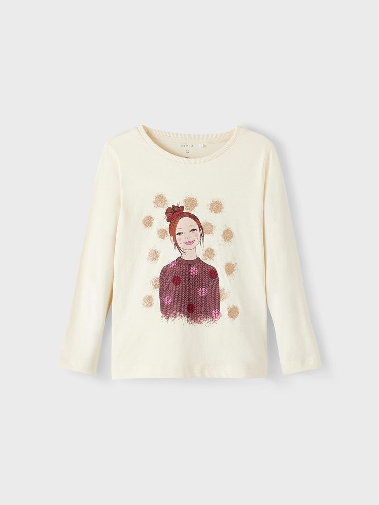 Mädchen Langarmshirt Einhorn Blau Weiß Glitzer Geschenkidee neu top