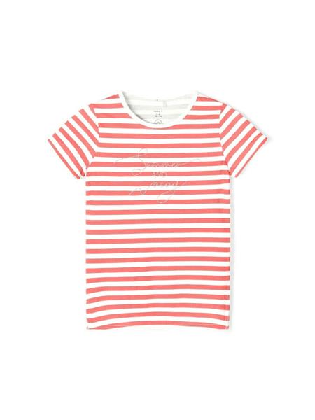 Name it Mädchen T-Shirt Streifen edel organische Baumwolle NKFFILMA