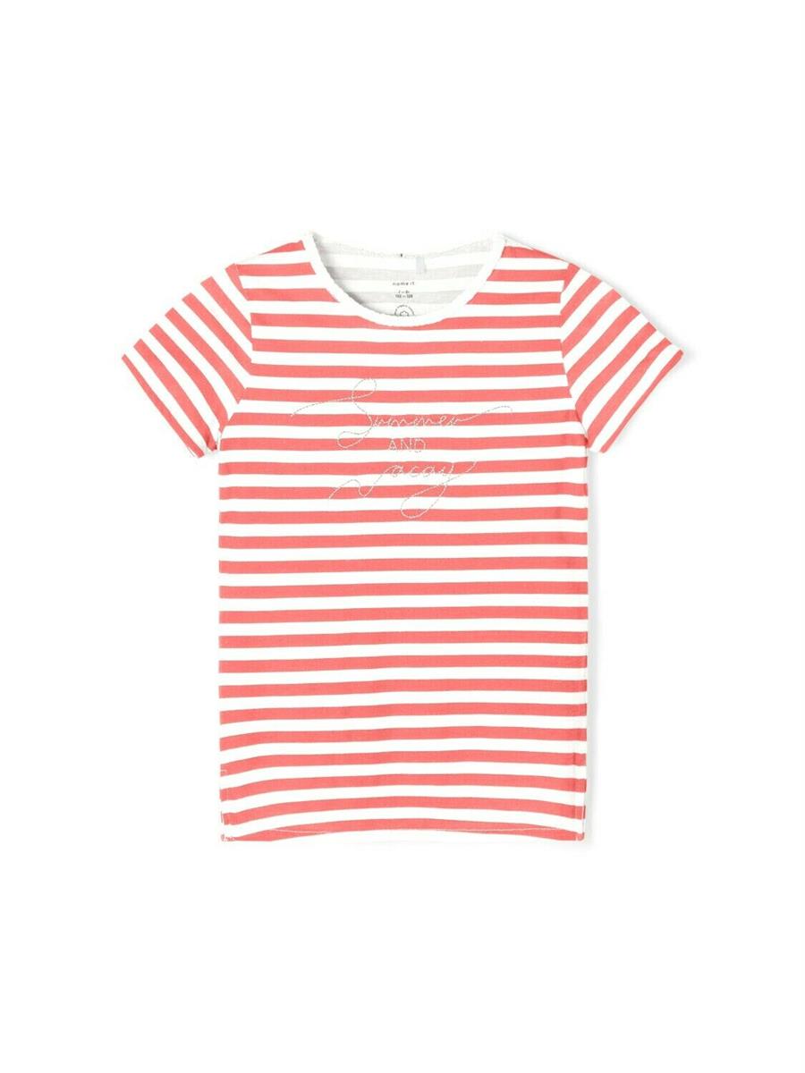Name it Mädchen T-Shirt Streifen edel organische Baumwolle NKFFILMA