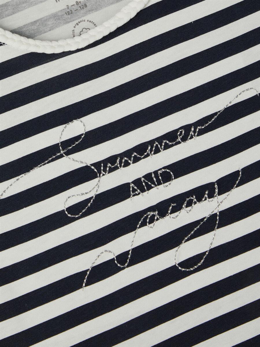 Name it Mädchen T-Shirt Streifen edel organische Baumwolle NKFFILMA
