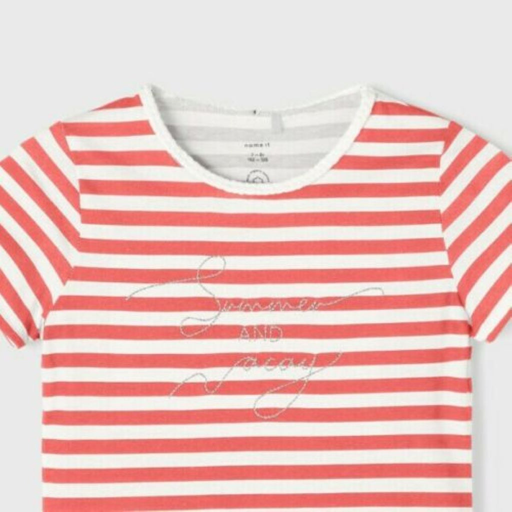 Name it Mädchen T-Shirt Streifen edel organische Baumwolle NKFFILMA