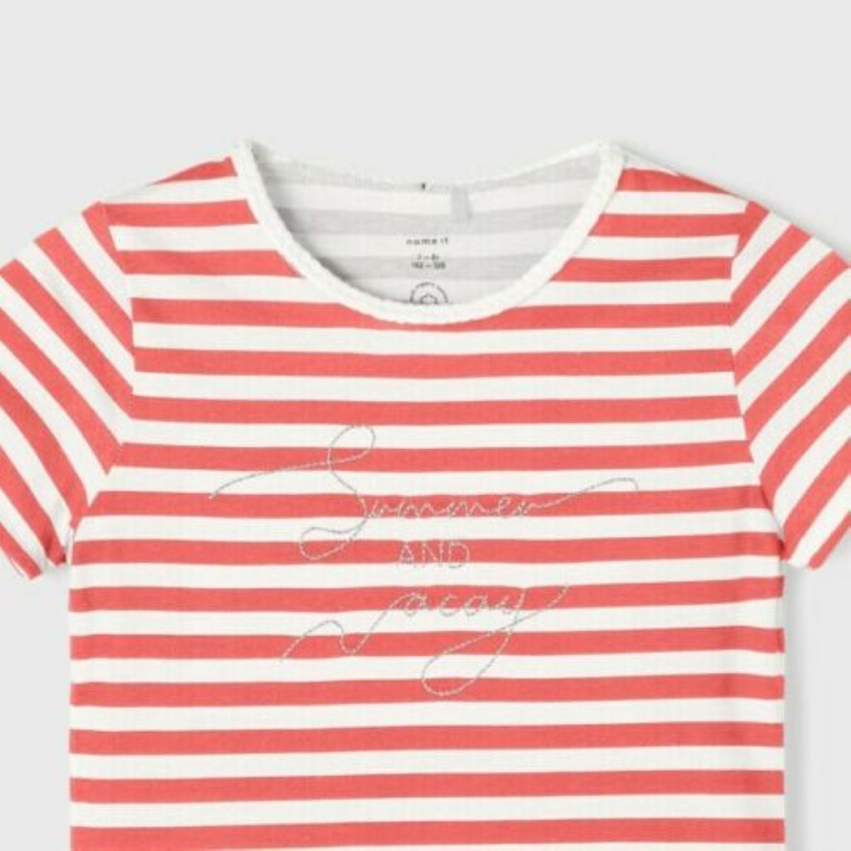 Name it Mädchen T-Shirt Streifen edel organische Baumwolle NKFFILMA