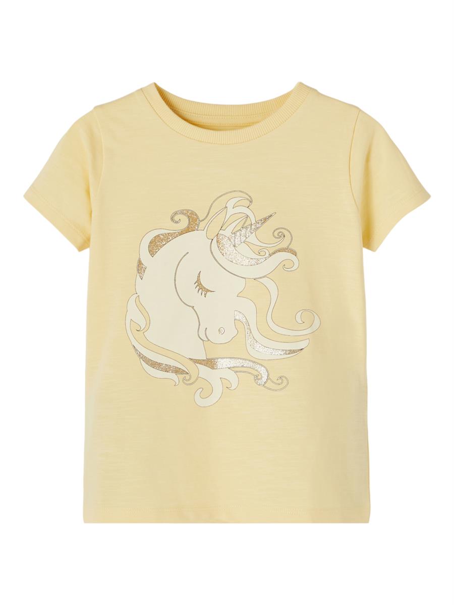 Mädchen T-Shirt Einhorn Meerjungfrau Schmetterling  Glitzer