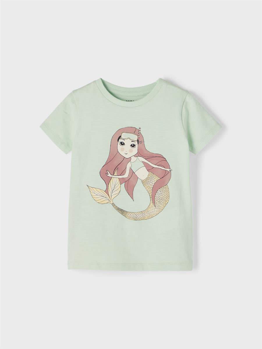 Mädchen T-Shirt Einhorn Meerjungfrau Schmetterling  Glitzer
