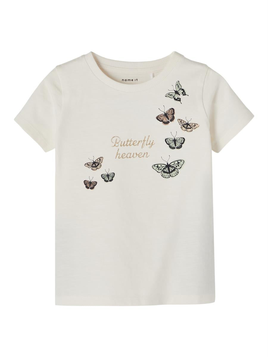Mädchen T-Shirt Einhorn Meerjungfrau Schmetterling  Glitzer