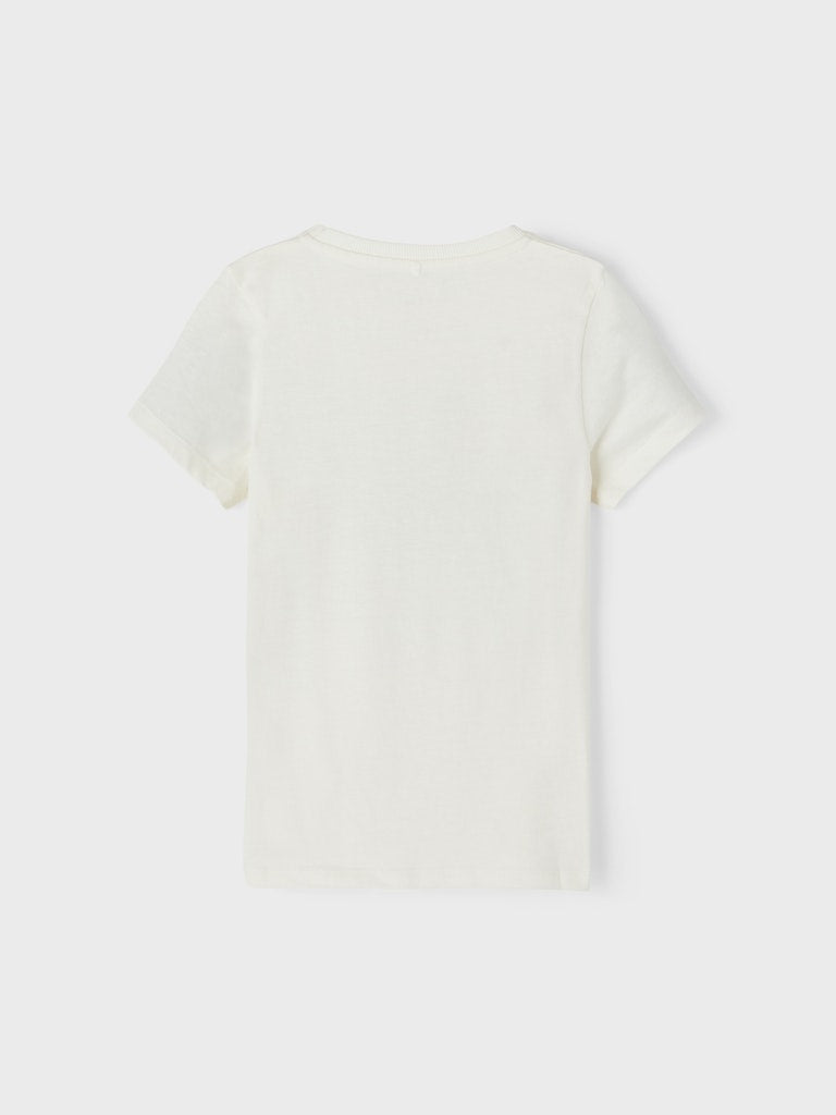 Mädchen T-Shirt Dunkelblau Rose Wollweiß edel Geschenkidee schlank