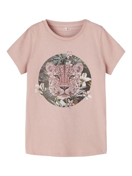 Mädchen T-Shirt Dunkelblau Rose Wollweiß edel Geschenkidee schlank