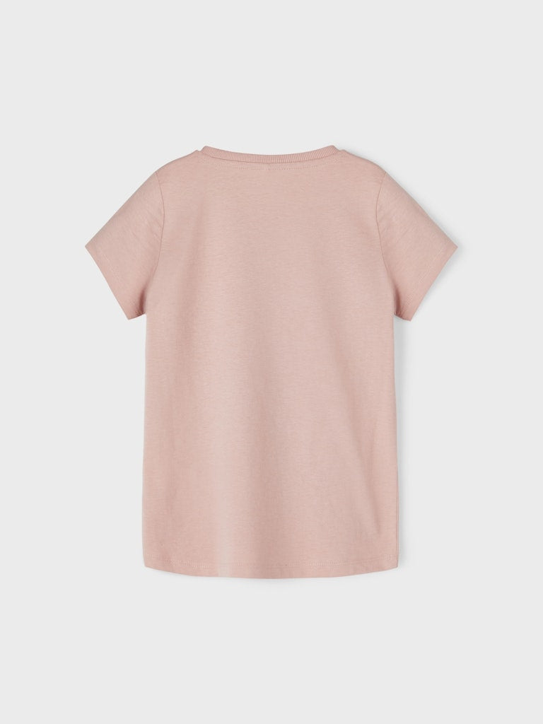 Mädchen T-Shirt Dunkelblau Rose Wollweiß edel Geschenkidee schlank