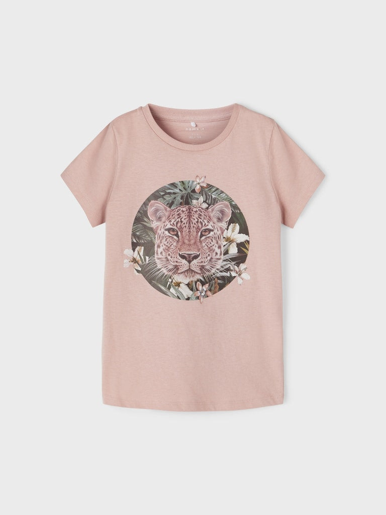 Mädchen T-Shirt Dunkelblau Rose Wollweiß edel Geschenkidee schlank