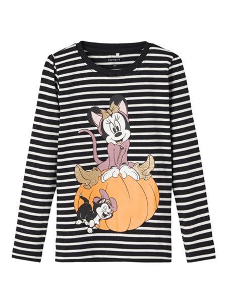 Disney Minnie Mouse Langarmshirt Geschenkidee Glitzer Minnie Maus