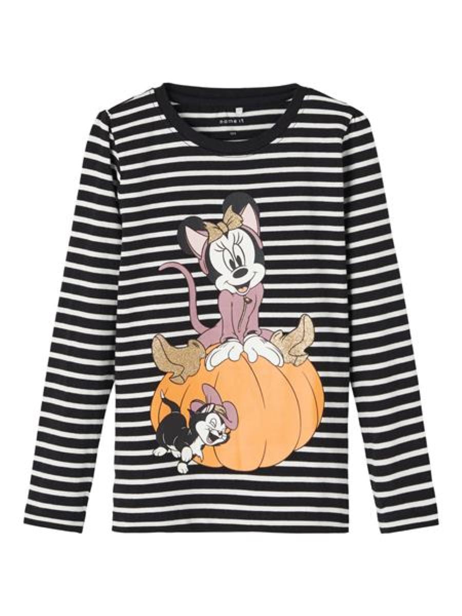Disney Minnie Mouse Langarmshirt Geschenkidee Glitzer Minnie Maus
