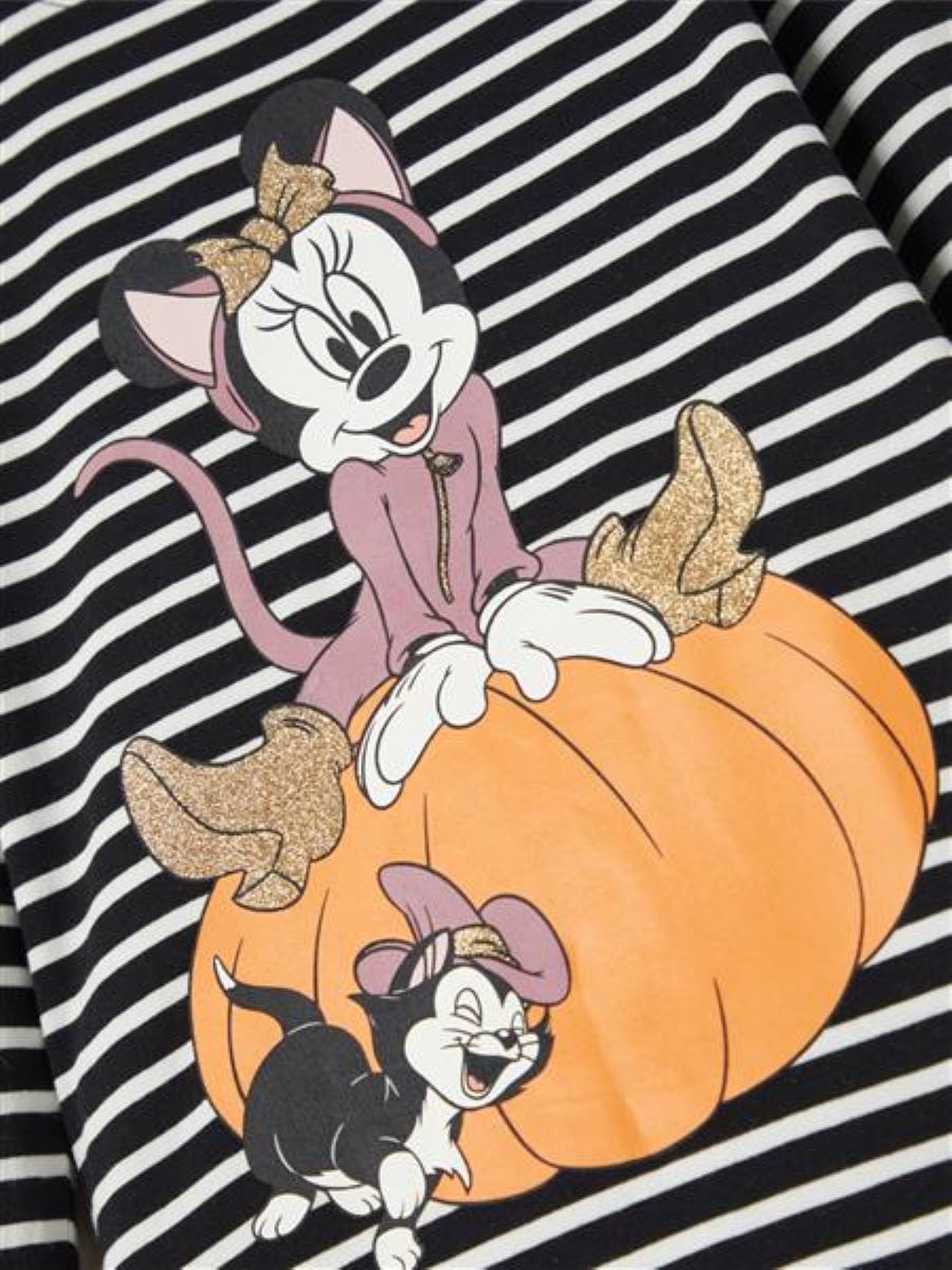 Disney Minnie Mouse Langarmshirt Geschenkidee Glitzer Minnie Maus