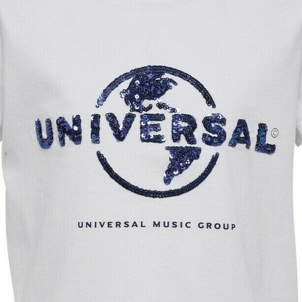 Only Mädchen T-Shirt Designer Weiß Pailletten Geschenkidee Teenie edel