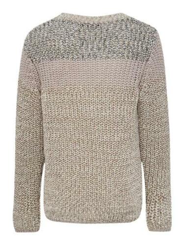 Only Mädchen Strickpulli edel Glitzer Natur Teenager top KONSHANNA