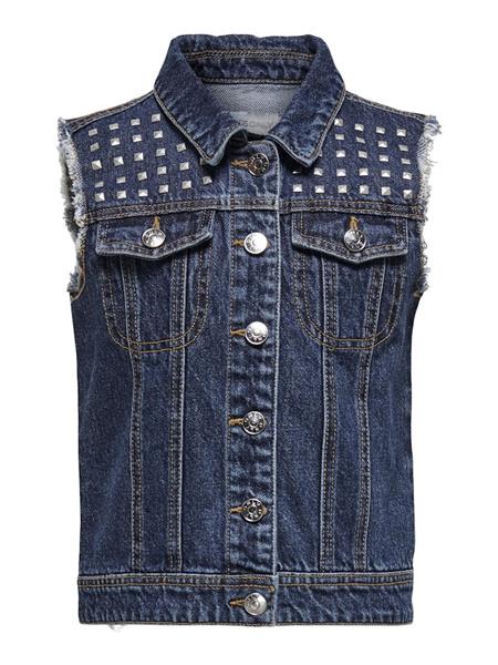 Only Jeansweste Mädchen Nieten Designer Teenager KONLEA