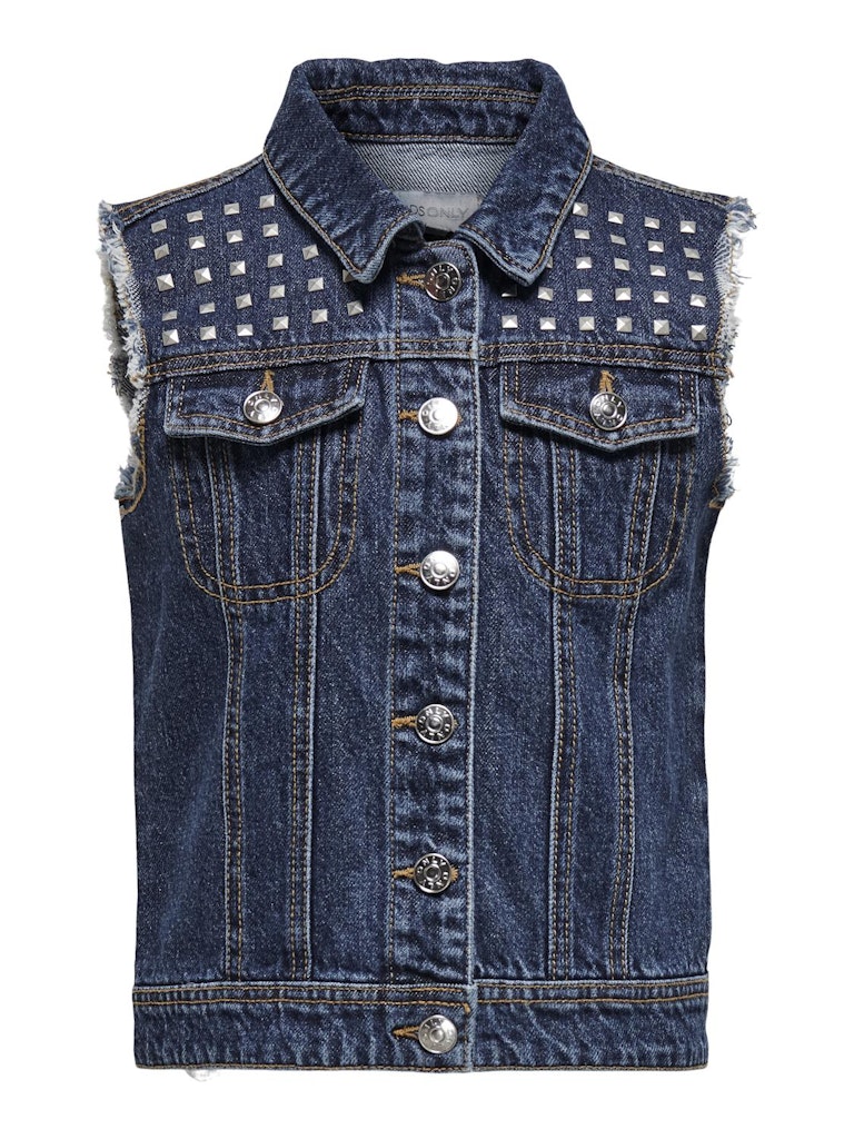 Only Jeansweste Mädchen Nieten Designer Teenager KONLEA
