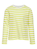 Only Mädchen Langarmshirt Streifen organische Baumwolle Konpure