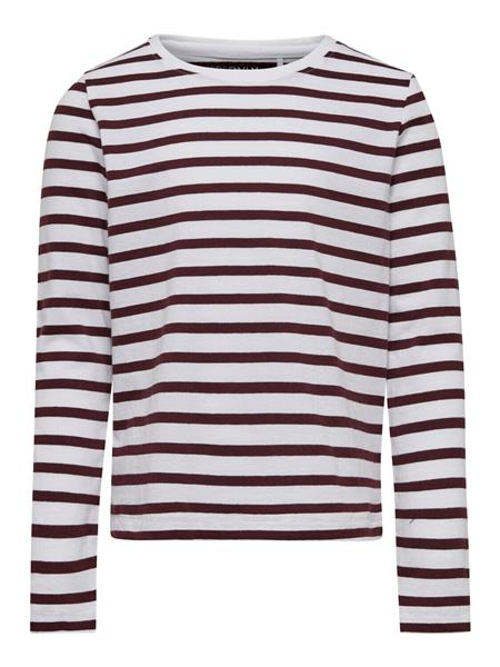 Only Mädchen Langarmshirt Streifen organische Baumwolle Konpure