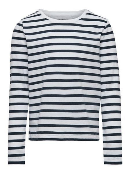 Only Mädchen Langarmshirt Streifen organische Baumwolle Konpure