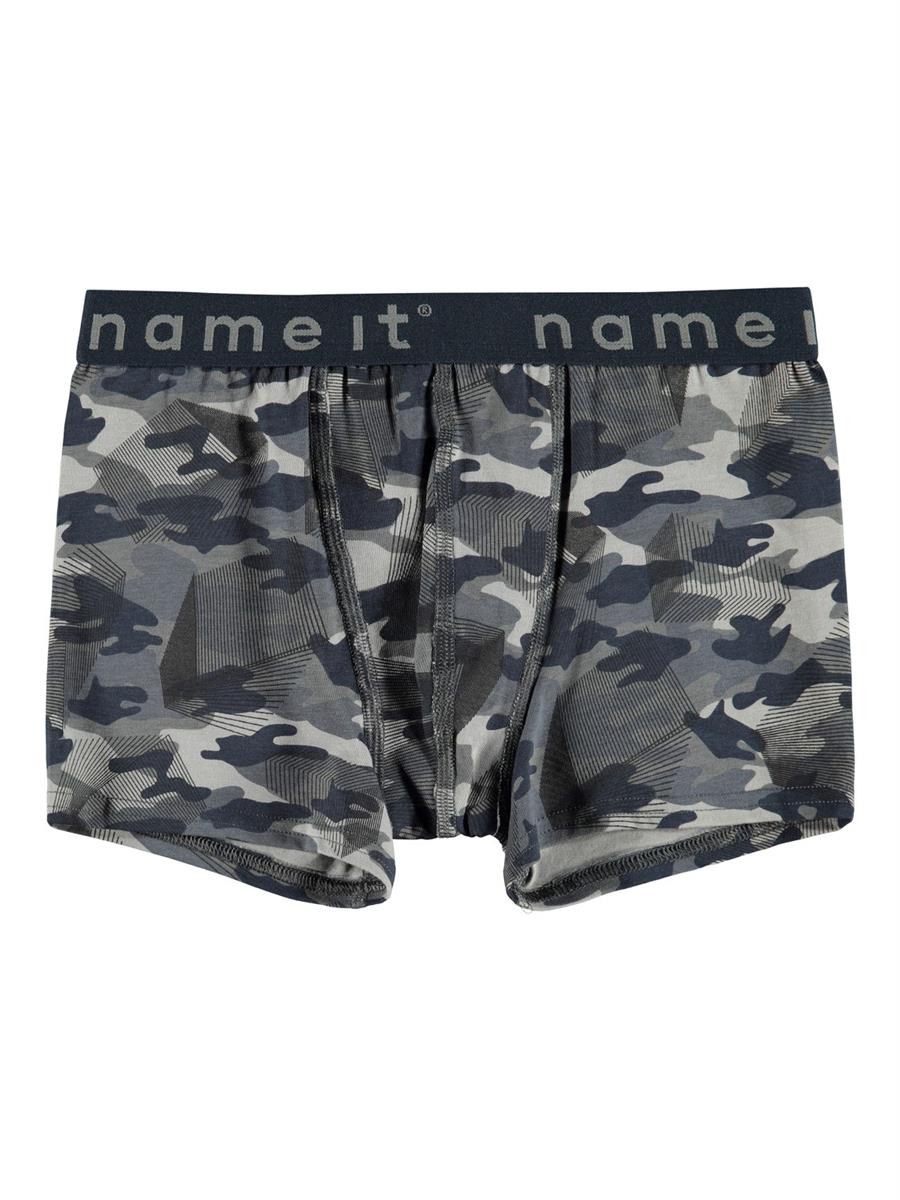 Jungen Boxershort 3er Pack Sparpack Urlaubspack Blau Grau Camoflage