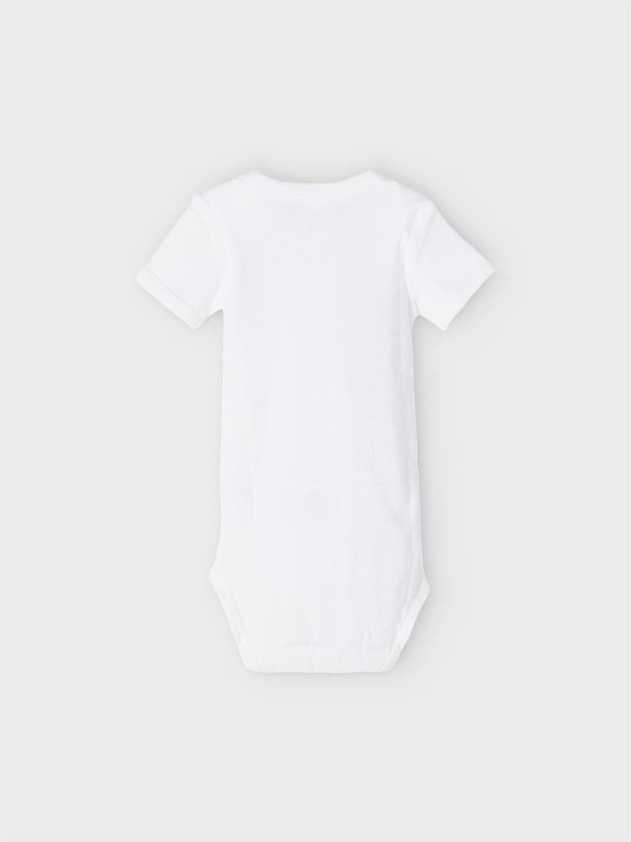 Name it Kinder Baby Body 3er Pack Blau Weiß  Auto Junge NBMBODY
