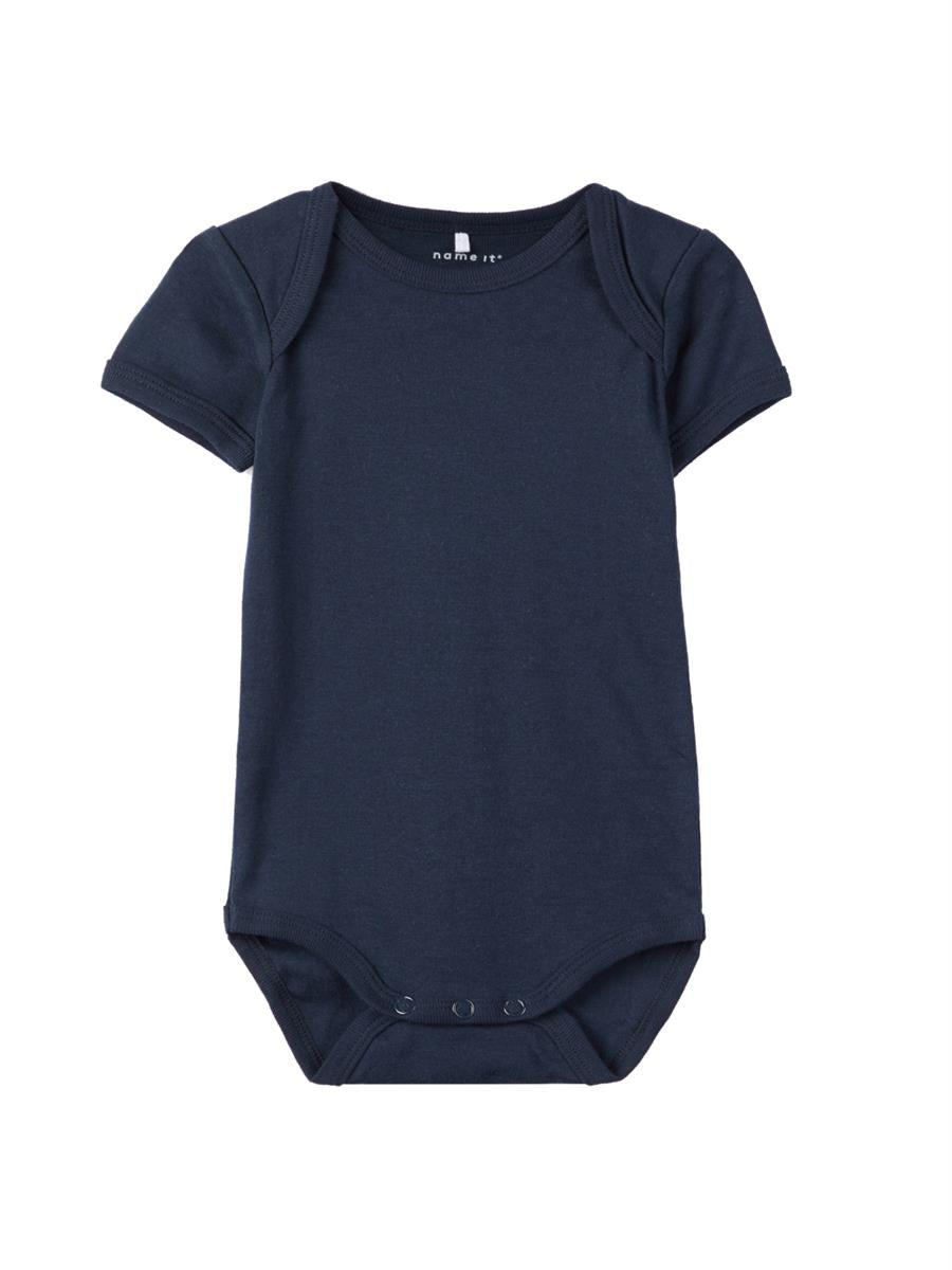 Name it Kinder Baby Body 3er Pack Blau Weiß  Auto Junge NBMBODY