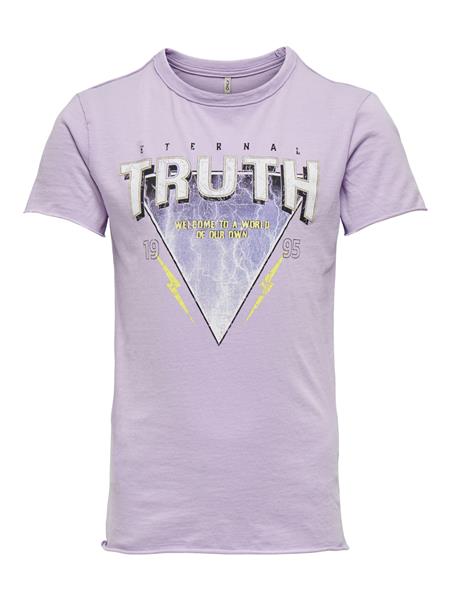 Only Mädchen T-Shirt Lila  Teenager Girl cool  Geschenk KONLUCY