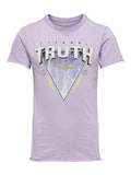 Only Mädchen T-Shirt Lila  Teenager Girl cool  Geschenk KONLUCY