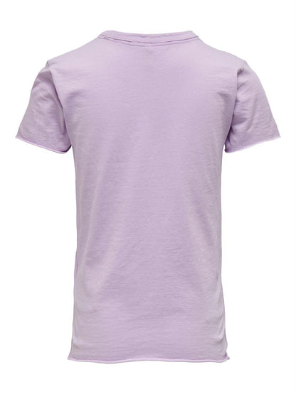 Mädchen T-Shirt Lila 15260380 Teenager Girl cool 110 bis 164 Geschenk ONLY