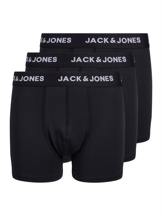 Jack & Jones Jungen Boxershorts 3er Pack Sparpack 12205324 Sportwäsche Schwarz
