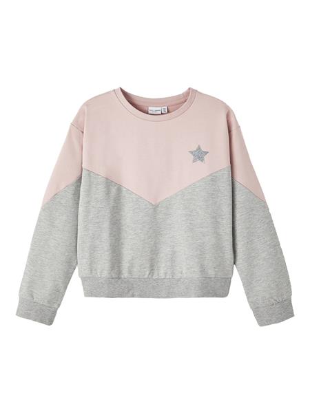 Name it Mädchen Sweat kurz Glitzer leicht Teenager top NKFVIBBA