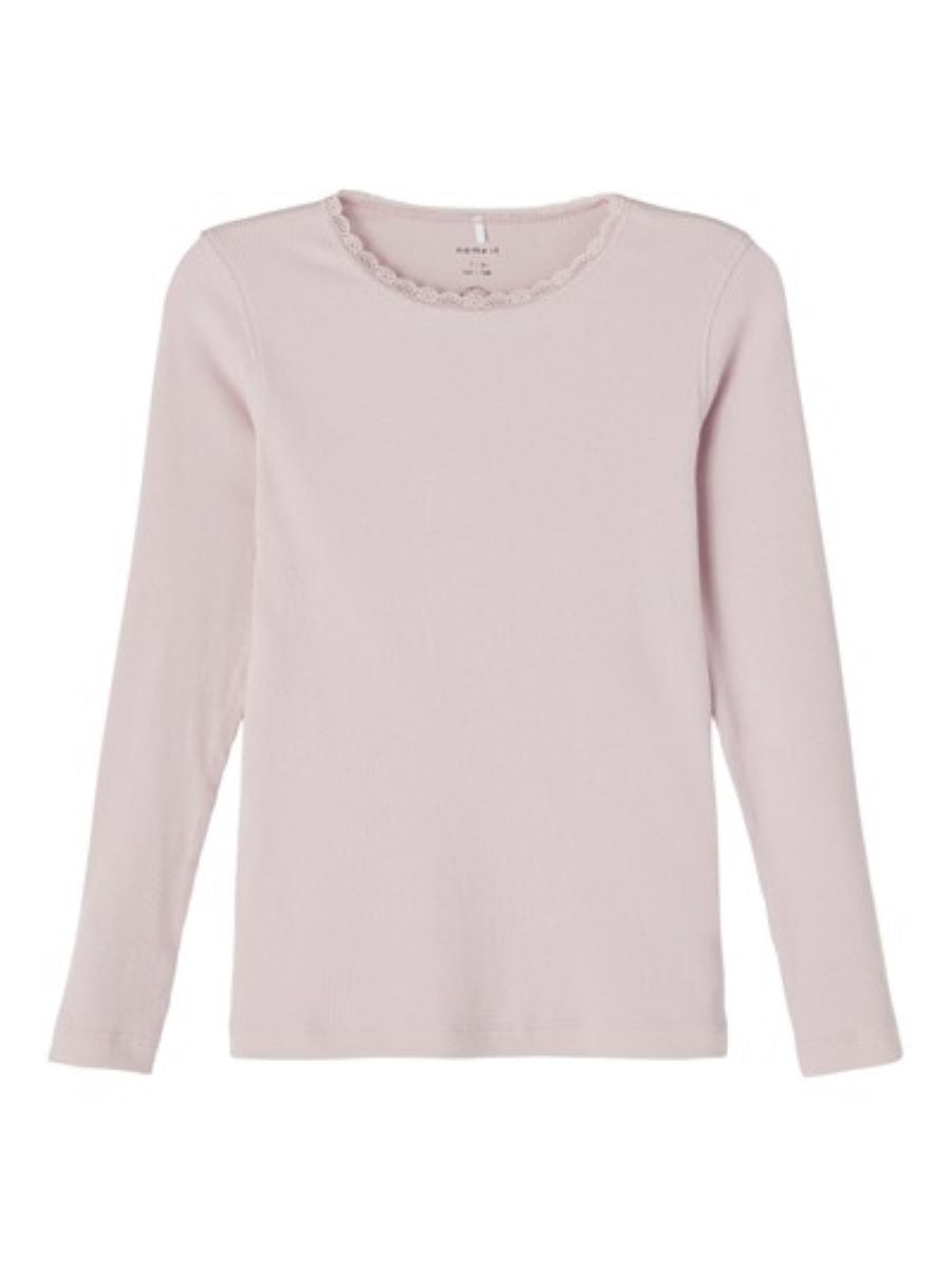 Mädchen Langarmshirt Rippshirt Rose Braun Weinrot  edel weich Teenager