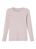Mädchen Langarmshirt Rippshirt Rose Braun Weinrot  edel weich Teenager