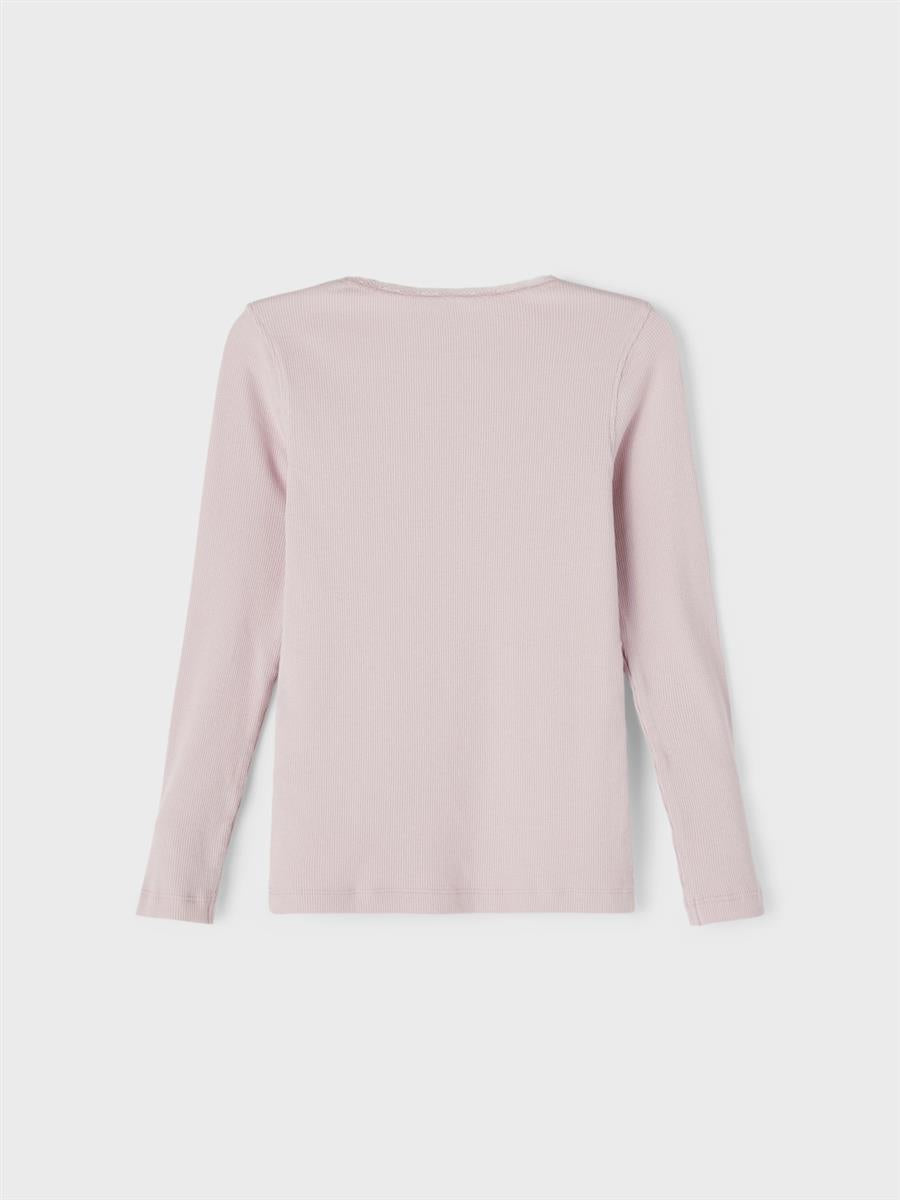 Mädchen Langarmshirt Rippshirt Rose Braun Weinrot  edel weich Teenager