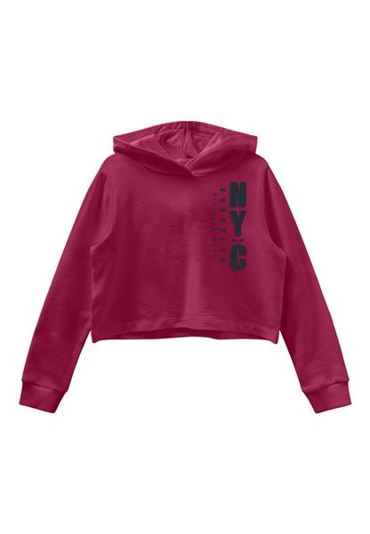 Name it Mädchen Hoodie Kapuzensweat Kapuzenpullover kurz NKFVIALA