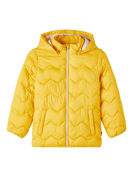 Name it Mädchen Steppjacke Übergangsjacke Puffer Gelb Schule Geschenk