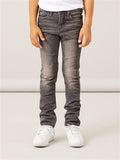 Name it Jungen Jeans Slim super weich schmal Grau x-slim cool NKMTHEO