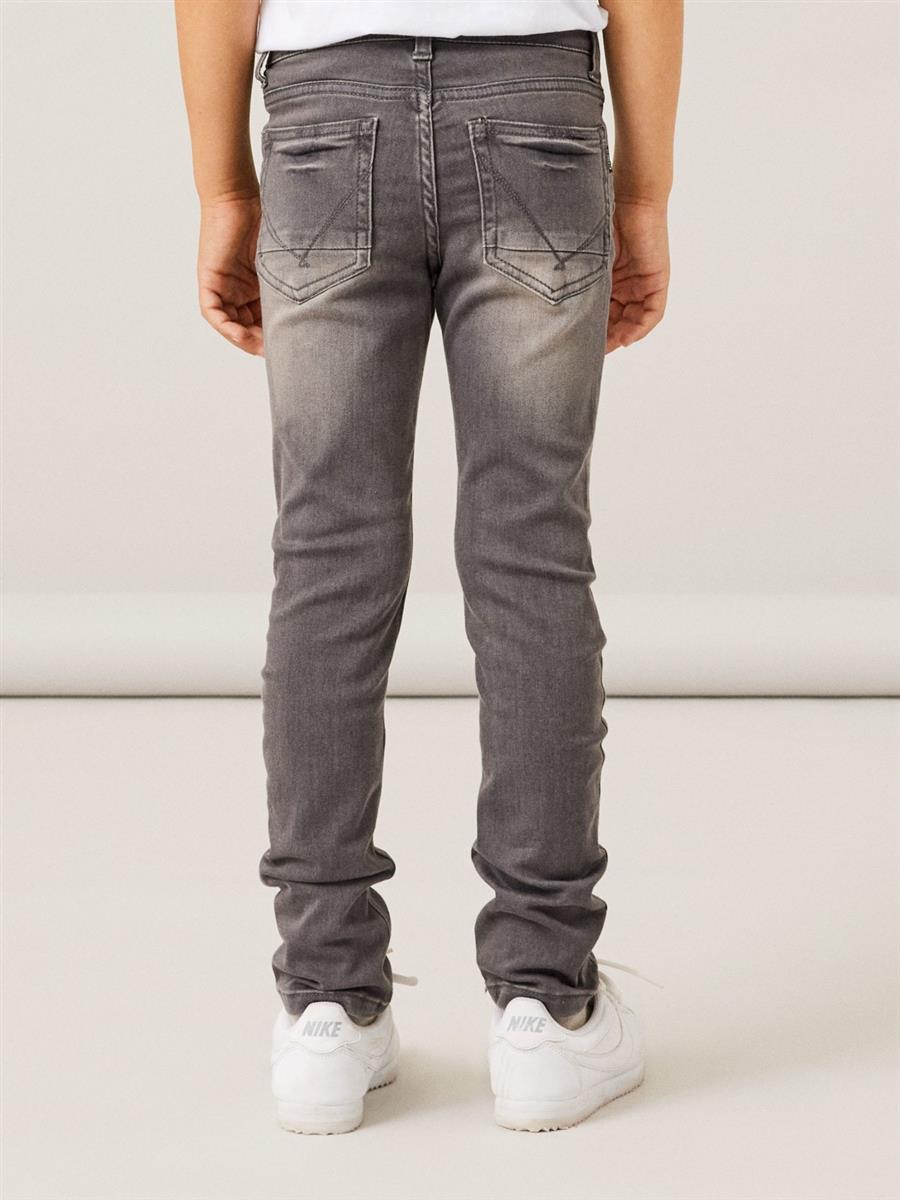 Name it Jungen Jeans Slim super weich schmal Grau x-slim cool NKMTHEO