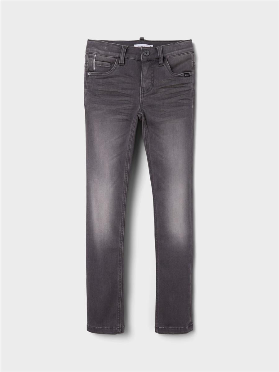 Name it Jungen Jeans Slim super weich schmal Grau x-slim cool NKMTHEO