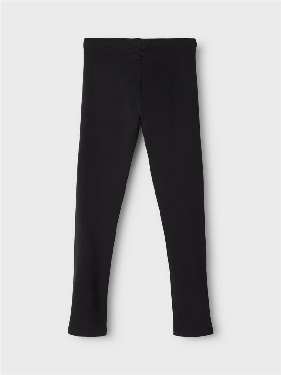 Name it Mädchen Leggings warm Sweatleggings Schwarz weich  NKFDAVINA