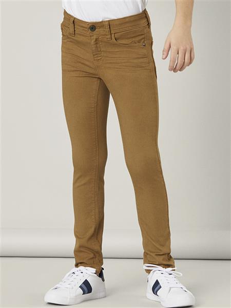 Jungen Jeans x-slim super weich schmal Oliv Camel auch festlich