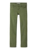 Jungen Jeans x-slim super weich schmal Oliv Camel auch festlich