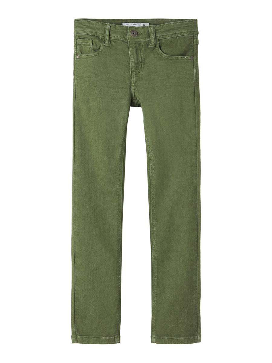 Jungen Jeans x-slim super weich schmal Oliv Camel auch festlich