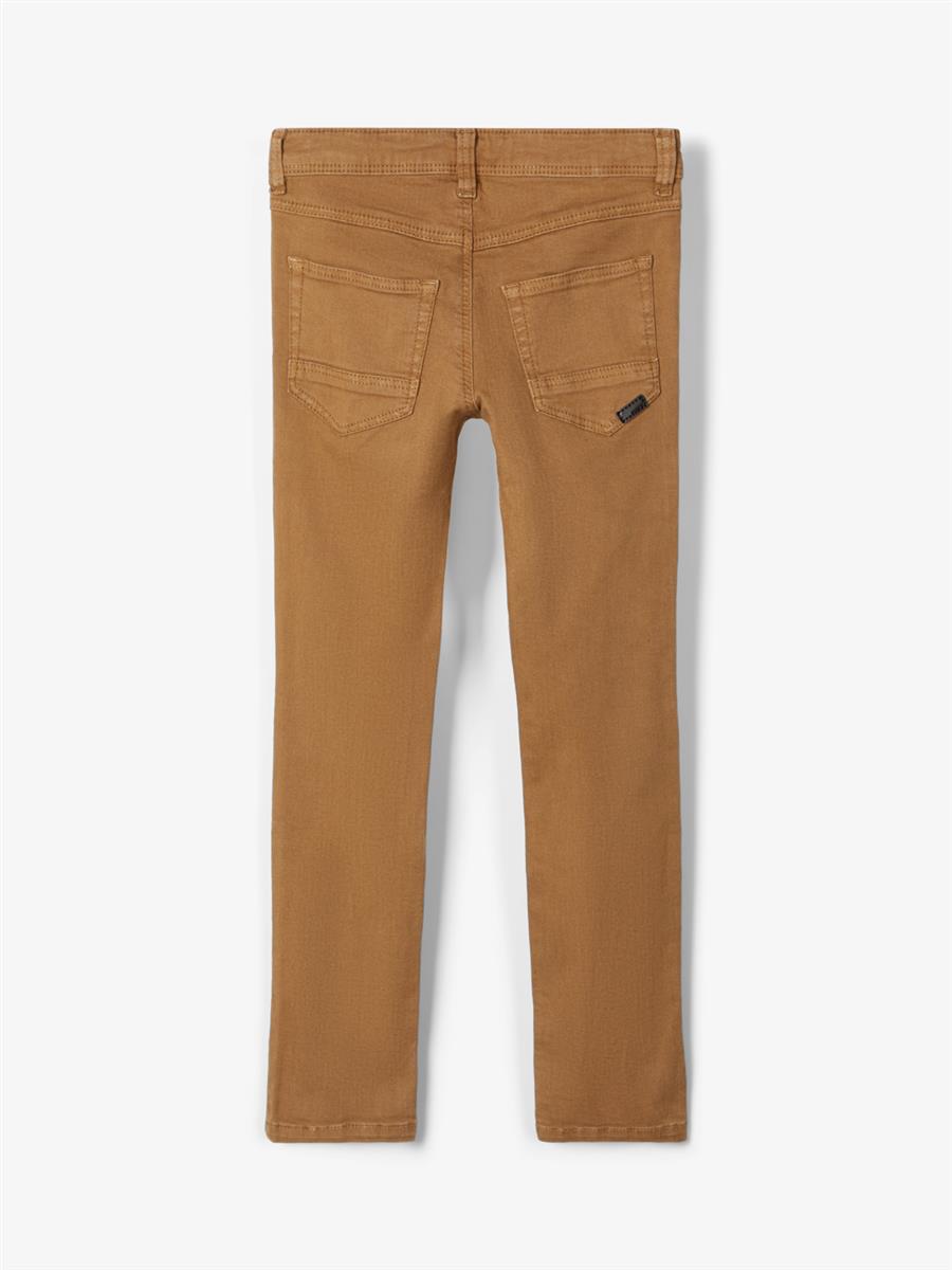 Jungen Jeans x-slim super weich schmal Oliv Camel auch festlich
