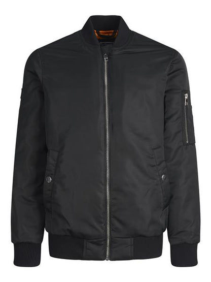 Jack & Jones Jungen Bomberjacke 12212475 Schwarz mittlere Wattierung festlich