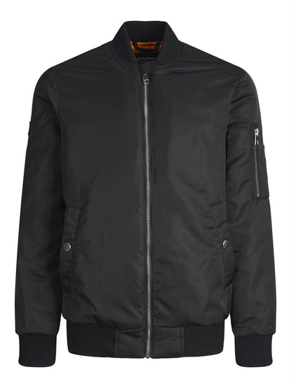Jack & Jones Jungen Bomberjacke 12212475 Schwarz mittlere Wattierung festlich