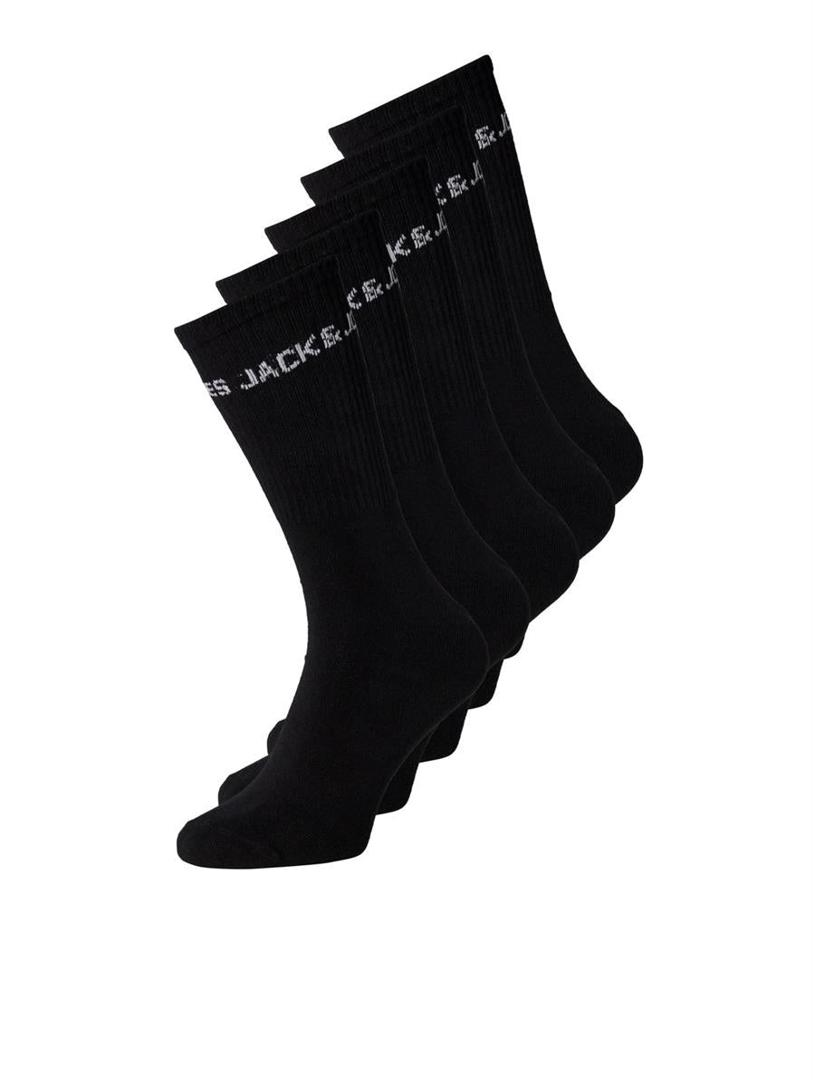 Jack & Jones Jungen Socken Strümpfe Tennissocken 5er Pack JACBASIC
